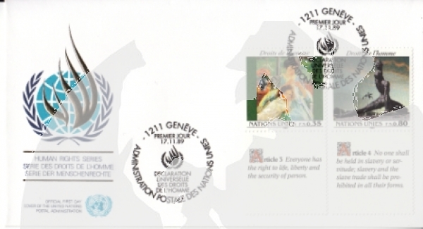OSN Ženeva FDC 0180 / 0181 ● - 1989